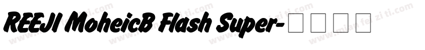 REEJI MoheicB Flash Super字体转换